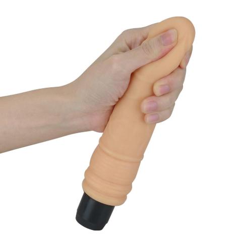 Wodoodporny wibrator z cyberskóry 20 cm – regulacja wibracji