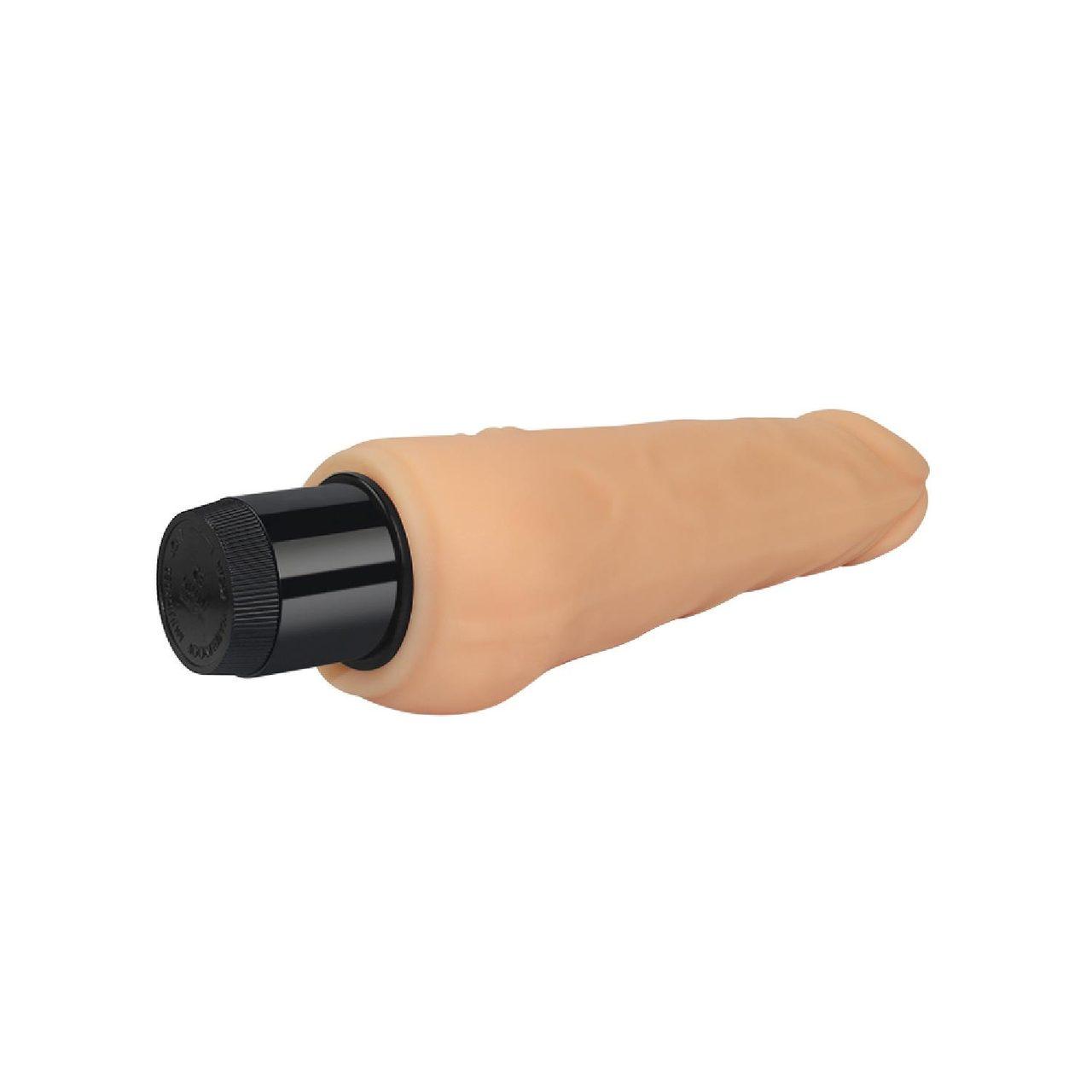 Miękki wibrator z cyber skóry 19 cm | Wodoodporny, wieloprędkościowy