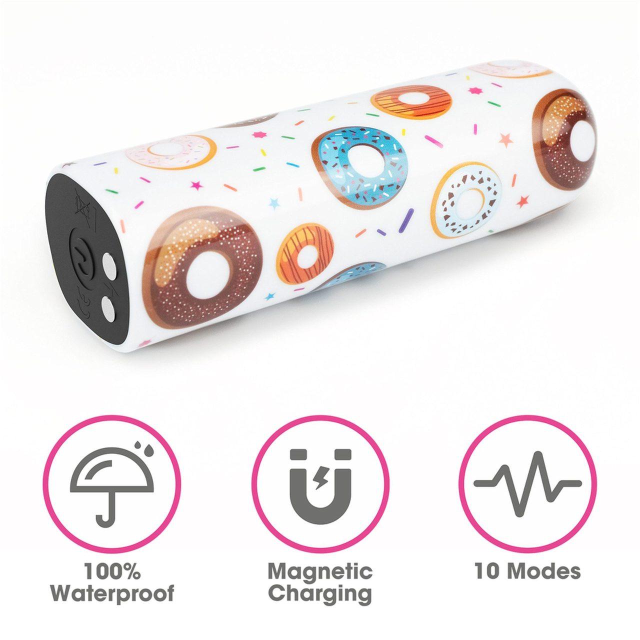 Akumulatorowy mini masażer wodoodporny 10 trybów | Loris.pl