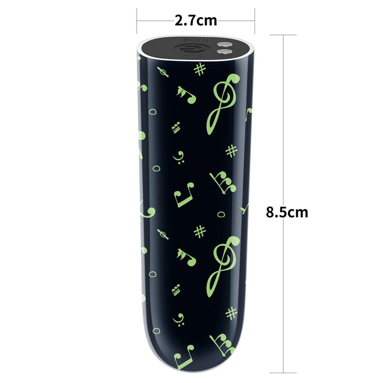 Mini wibrator świecący w ciemności | 10 trybów | Wodoodporny | Loris.pl