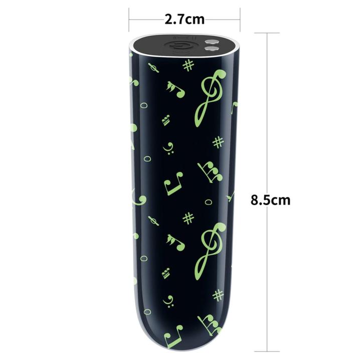 Mini wibrator świecący w ciemności | 10 trybów | Wodoodporny | Loris.pl