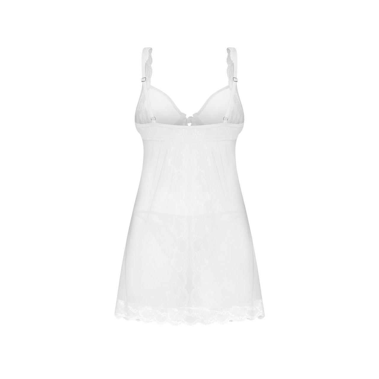 Obsessive Weddya babydoll z fiszbinami i stringami | Loris.pl