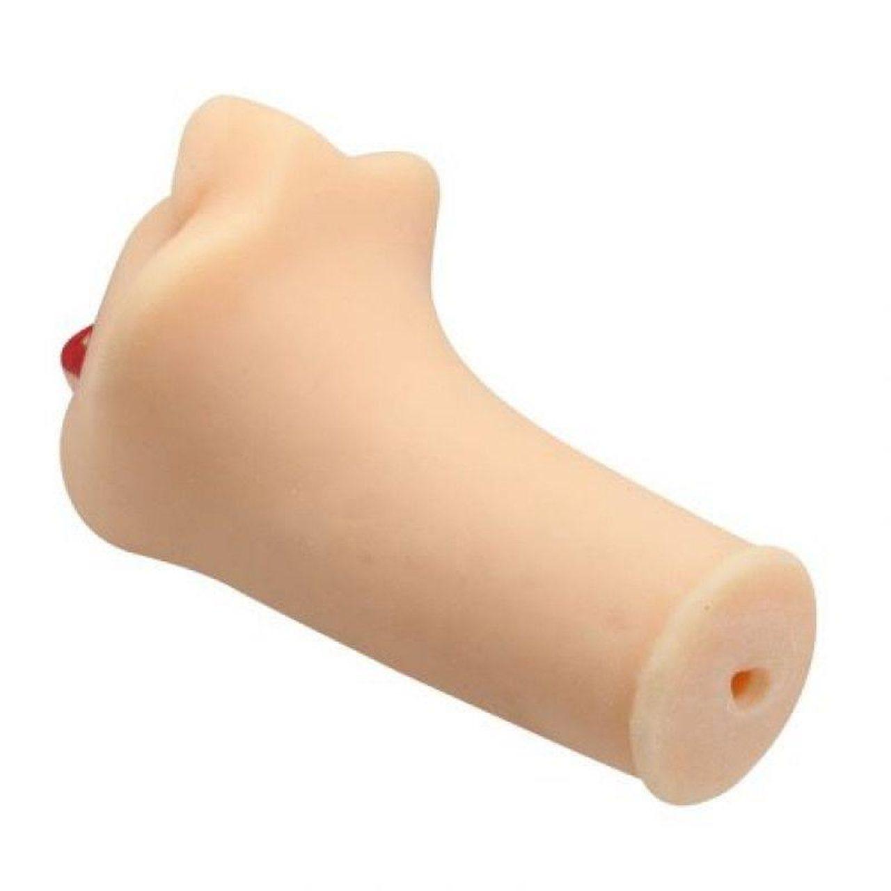 Cielisty masturbator usta 15,5 cm z tpe bez ftalanów | Loris.pl