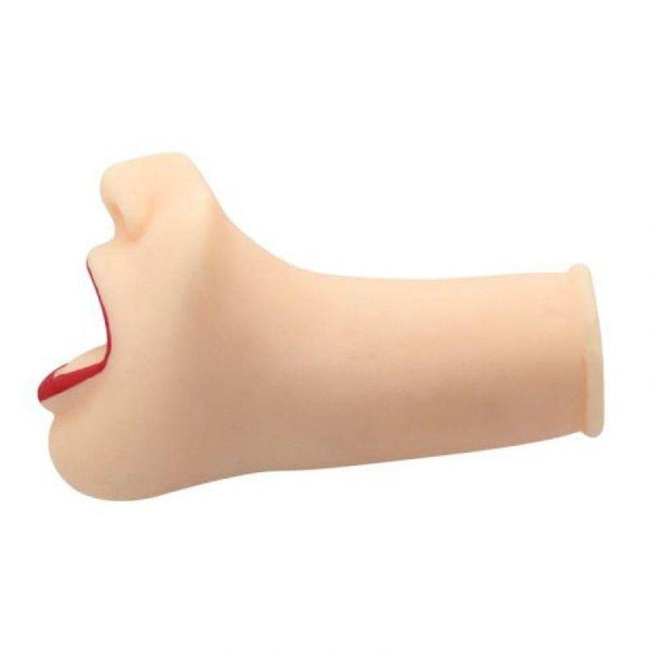 Cielisty masturbator usta 15,5 cm z tpe bez ftalanów | Loris.pl