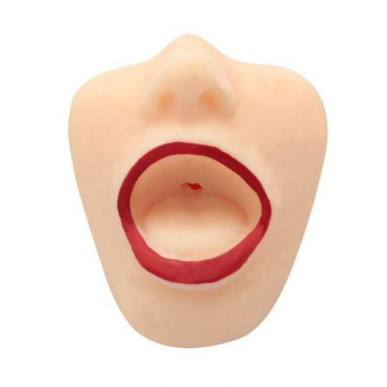Cielisty masturbator usta 15,5 cm z tpe bez ftalanów | Loris.pl