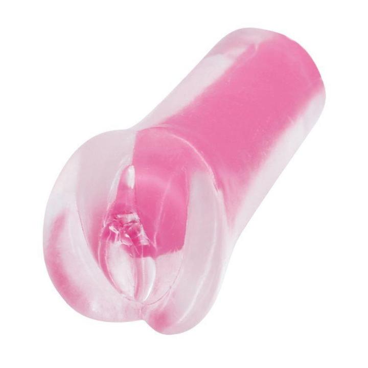 Czerwony masturbator wagina TPE 11,5 cm | Elastyczny i bez ftalanów