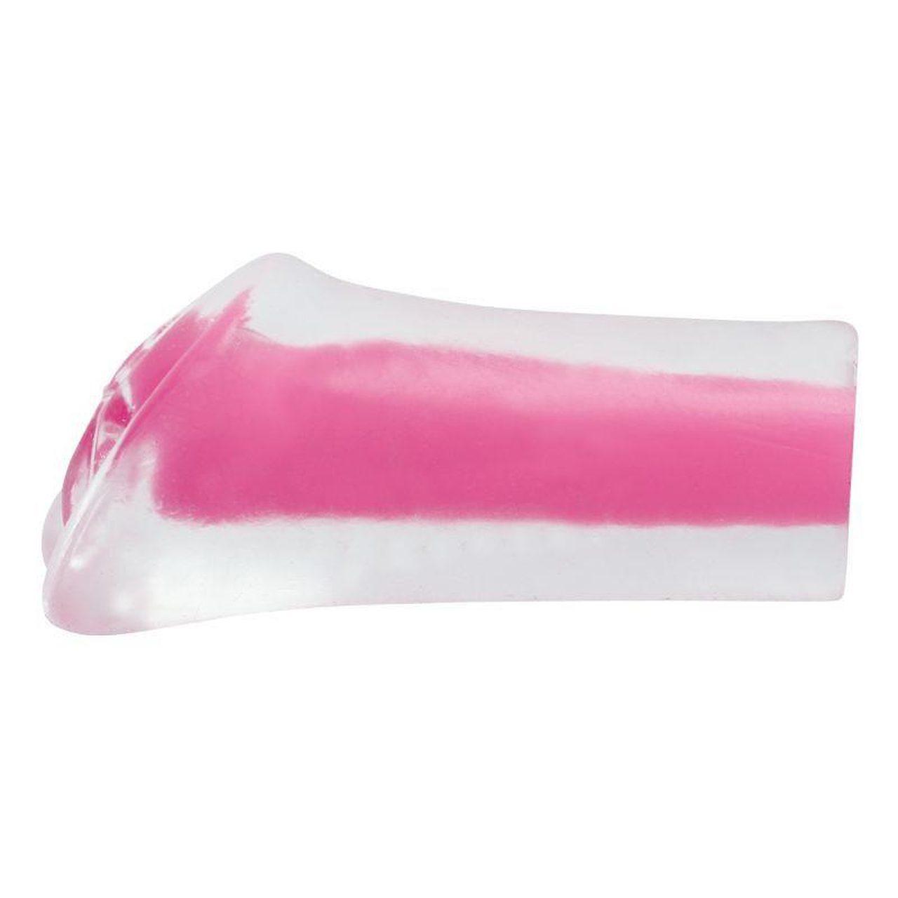 Czerwony masturbator wagina TPE 11,5 cm | Elastyczny i bez ftalanów