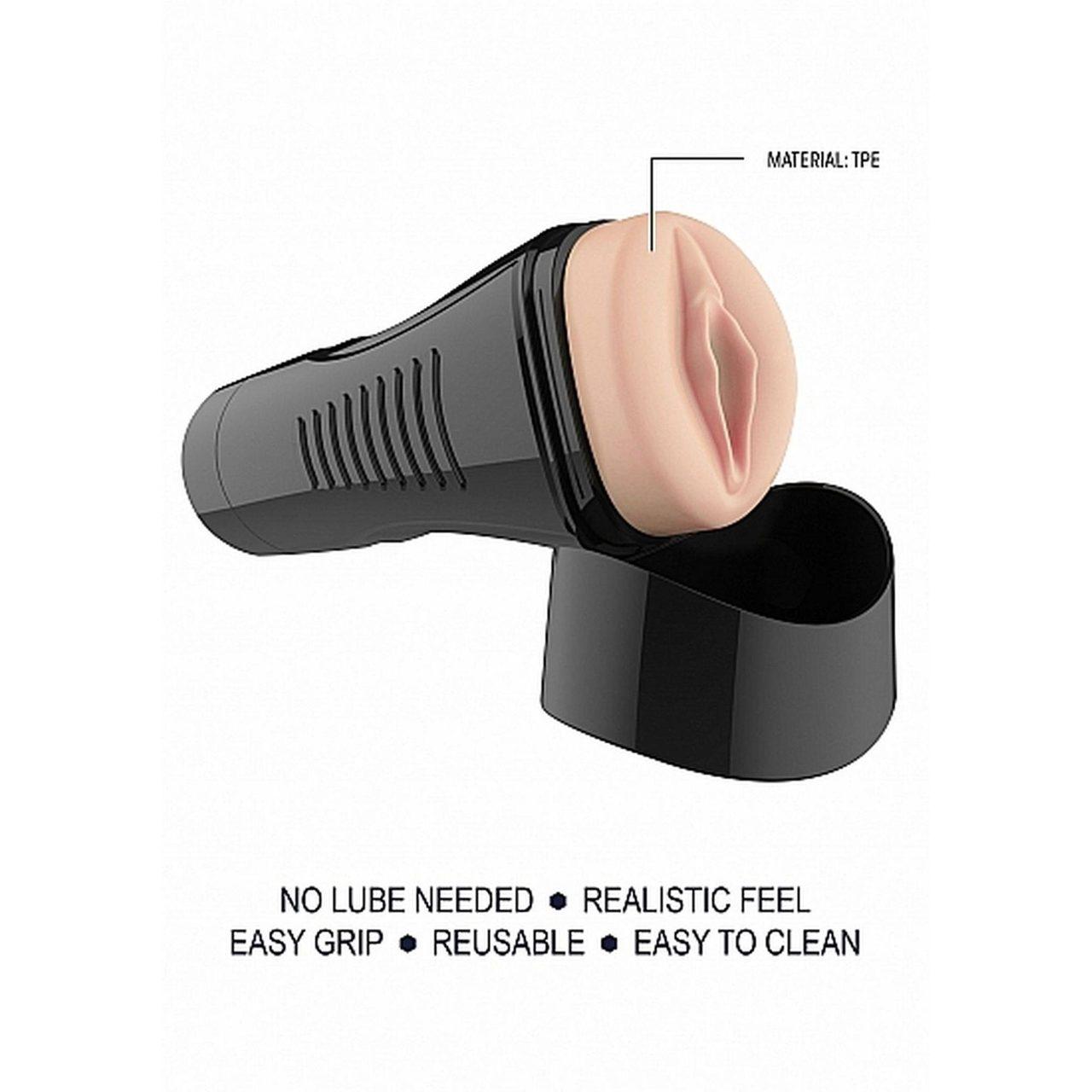 Masturbator waginalny XL z samonawilżaniem i easy grip | Loris.pl