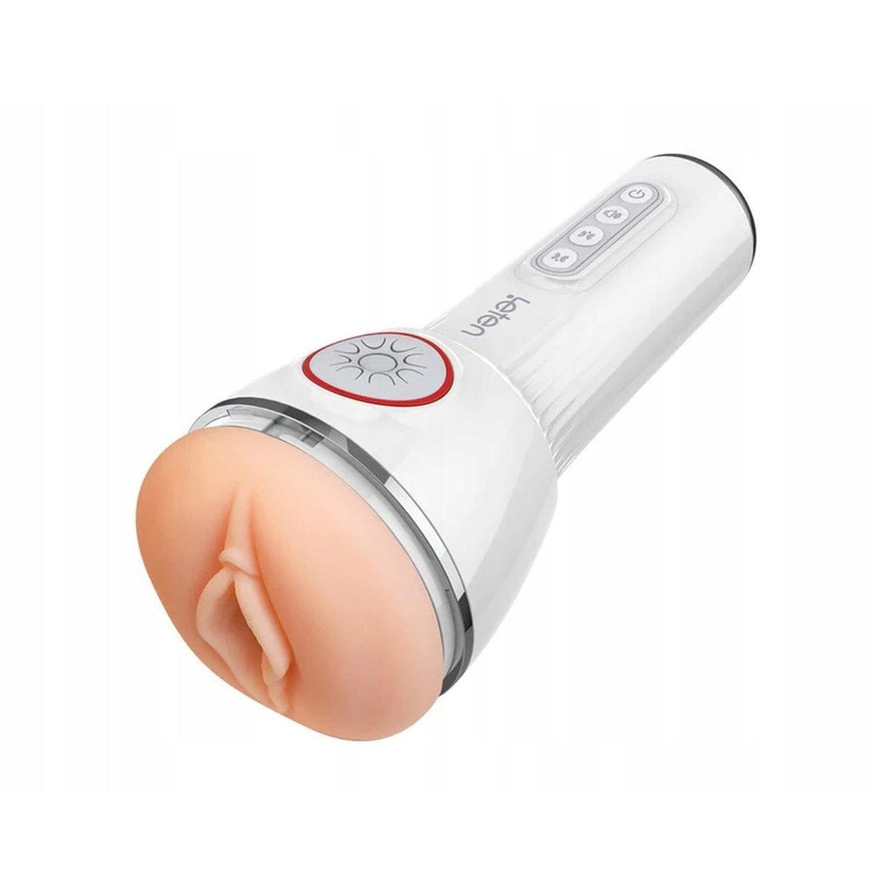 Wibrujący i ssący masturbator męski z dźwiękami | Ładowanie USB | Loris.pl