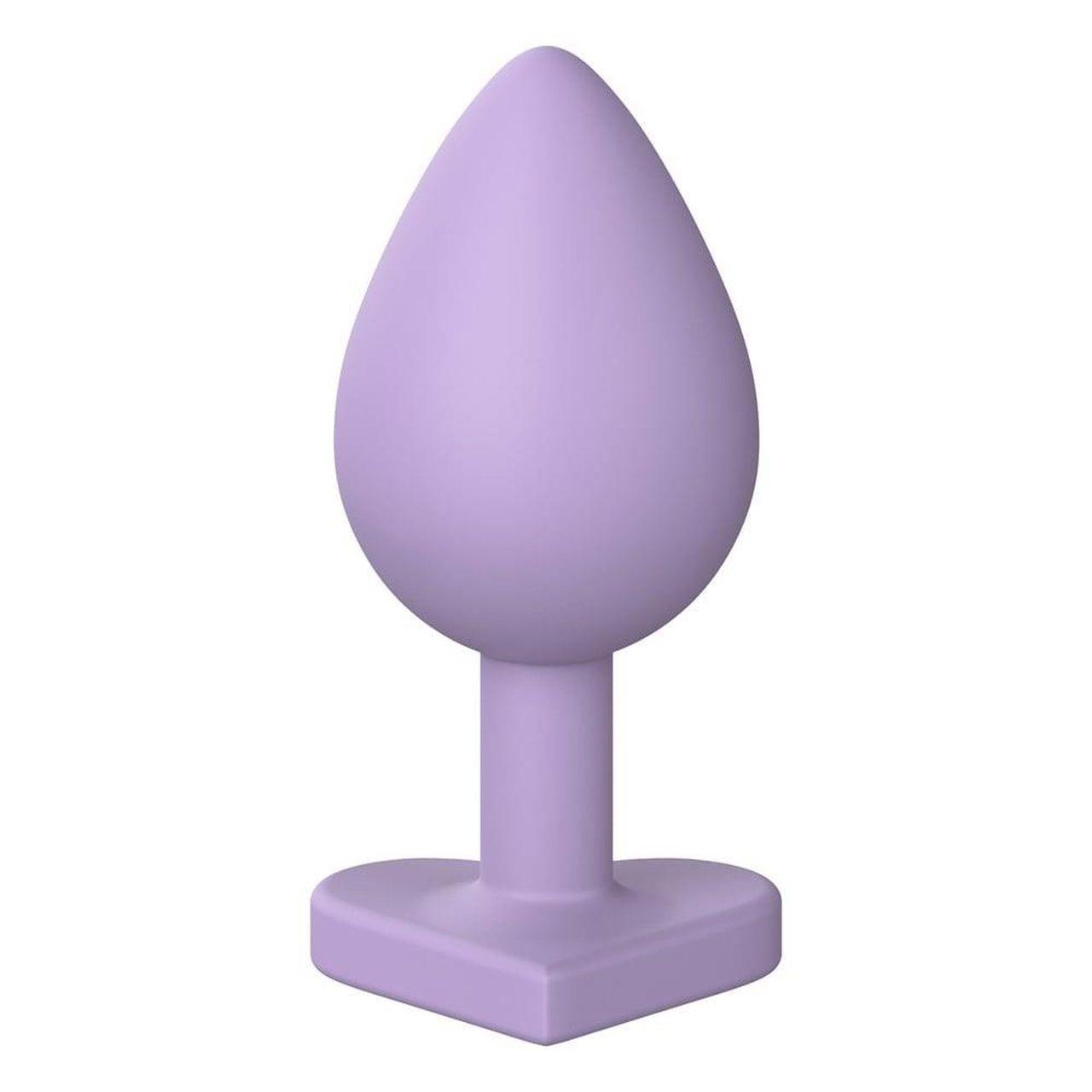 Średni plug analny silikonowy serce IPX8 | Trening analny