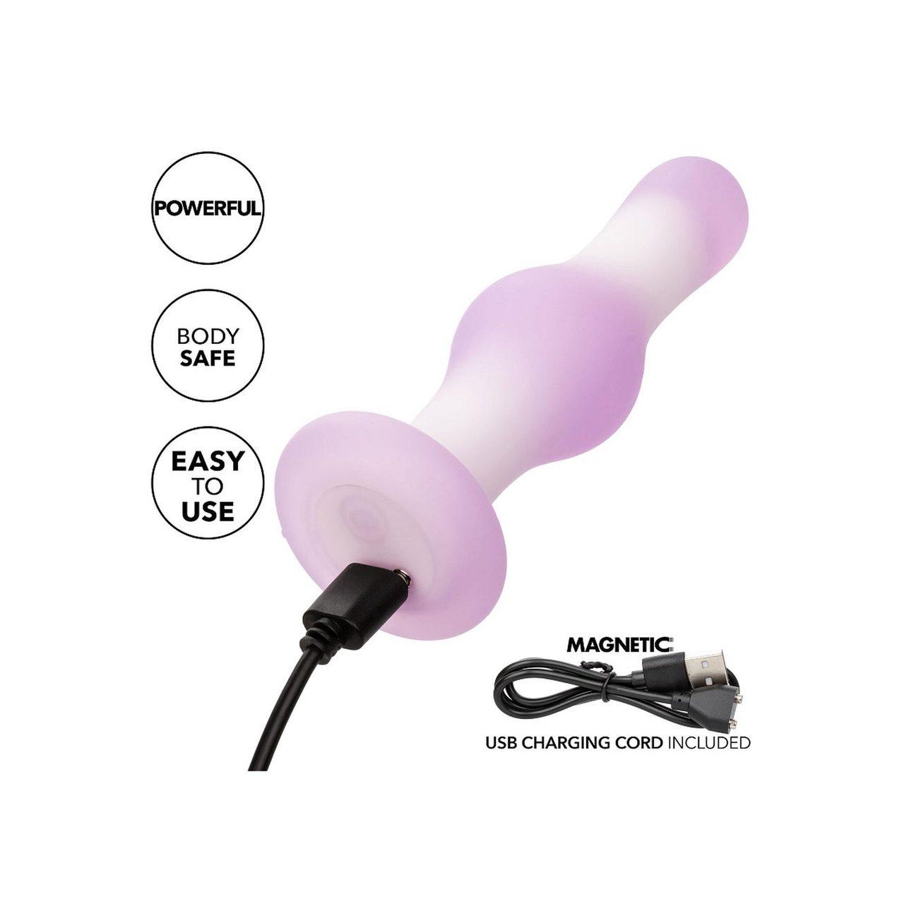 Fioletowy wibrujący plug analny bulb 10 trybów | Loris.pl