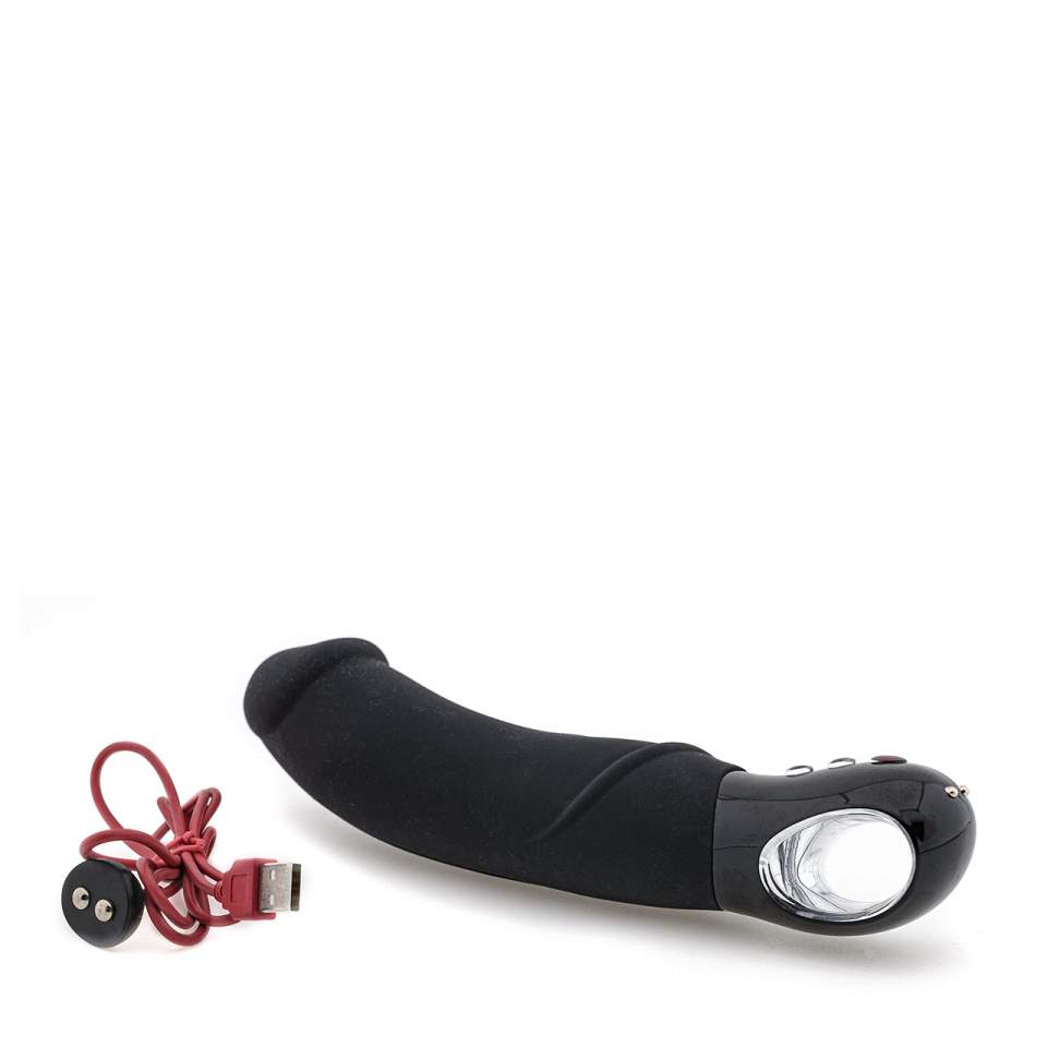 Fun Factory wibrator klasyczny Big Boss Black Line wykonany z silikonu