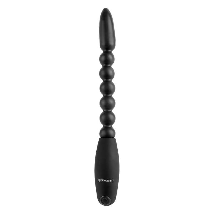 Wibrujące kulki analne 17,8 cm czarne | 3 tryby | Loris.pl