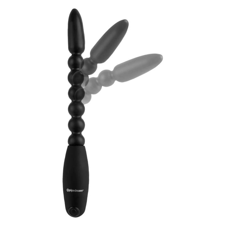 Wibrujące kulki analne 17,8 cm czarne | 3 tryby | Loris.pl