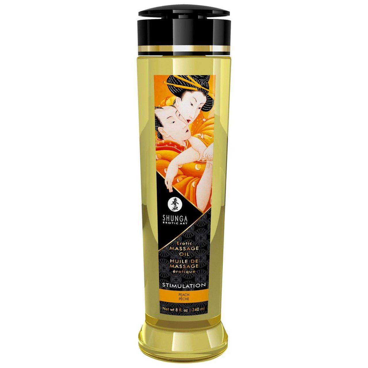Brzoskwiniowy olejek do masażu 240 ml - wegański, z witaminą e | Loris.pl