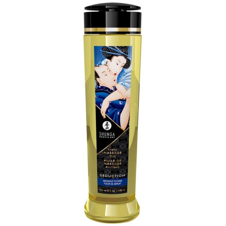 Olejek do masażu erotycznego Midnight Flower 240 ml | wegański, witamina e