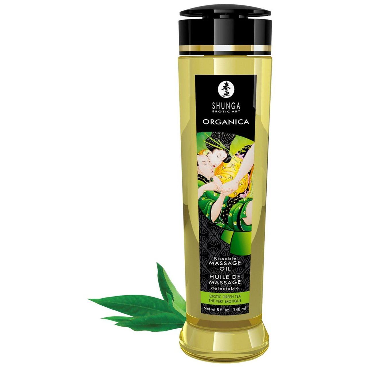 Naturalny olejek do masażu zielona herbata 240 ml | Jadalny | Loris.pl