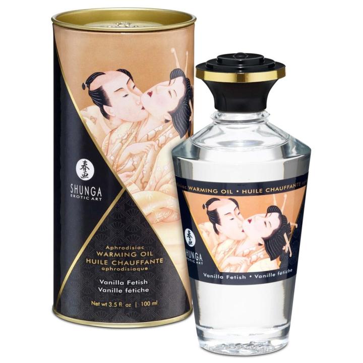 Rozgrzewający olejek do masażu waniliowy 100 ml | Loris.pl