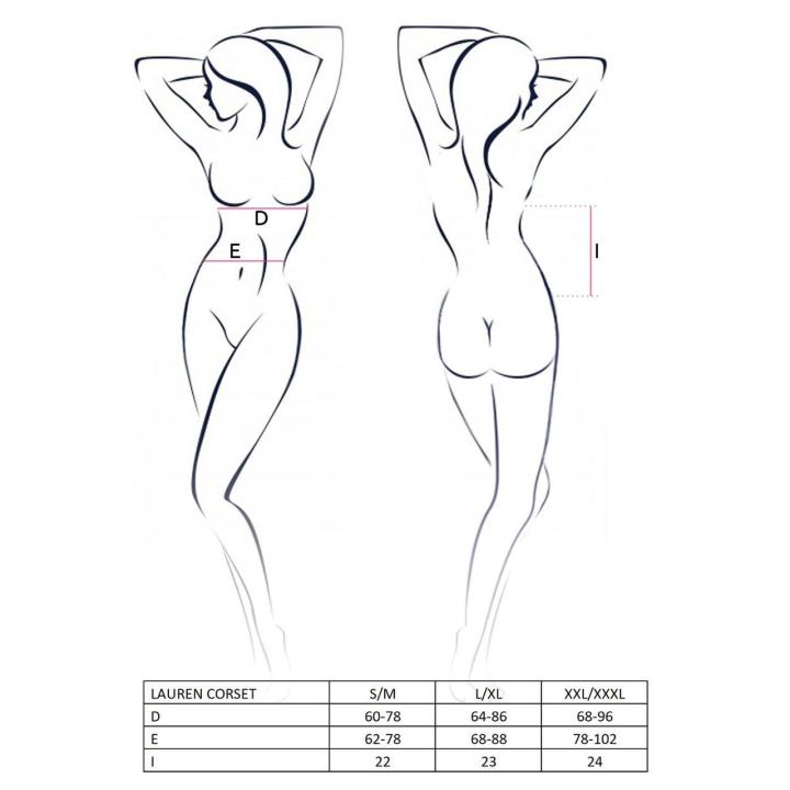 Czerwony satynowy gorset ze stringami – elegancka bielizna