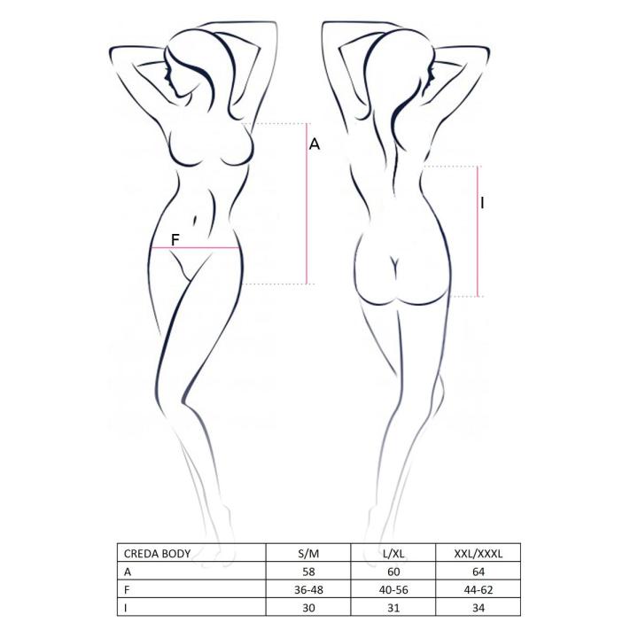 Kremowe body z koronką - mikrofibra