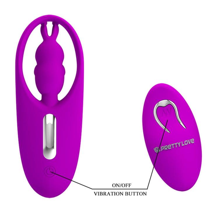 Stymulator łechtaczki króliczek z pilotem | 12 wibracji | Ładowanie USB