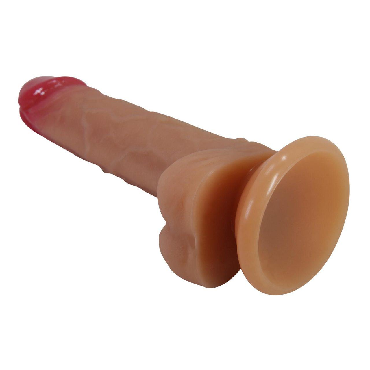 Realistyczne dildo z przyssawką 16,2 cm - silikonowe i wodoodporne | Loris.pl