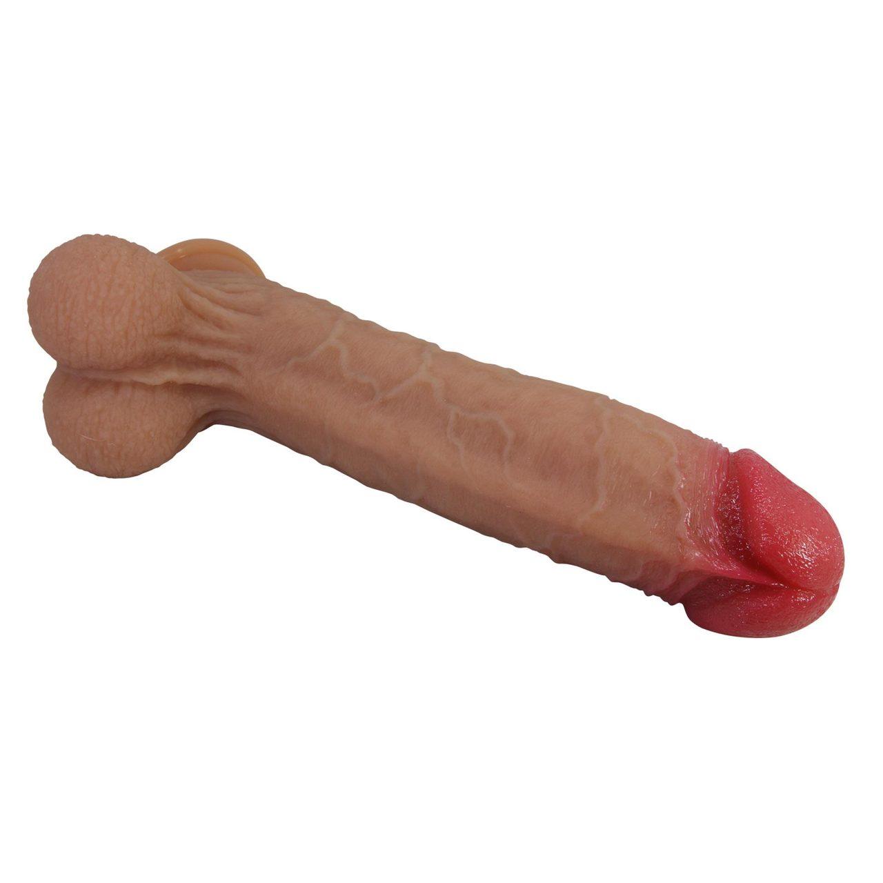 Realistyczne dildo z przyssawką 27,8 cm z silikonu | Wodoodporne