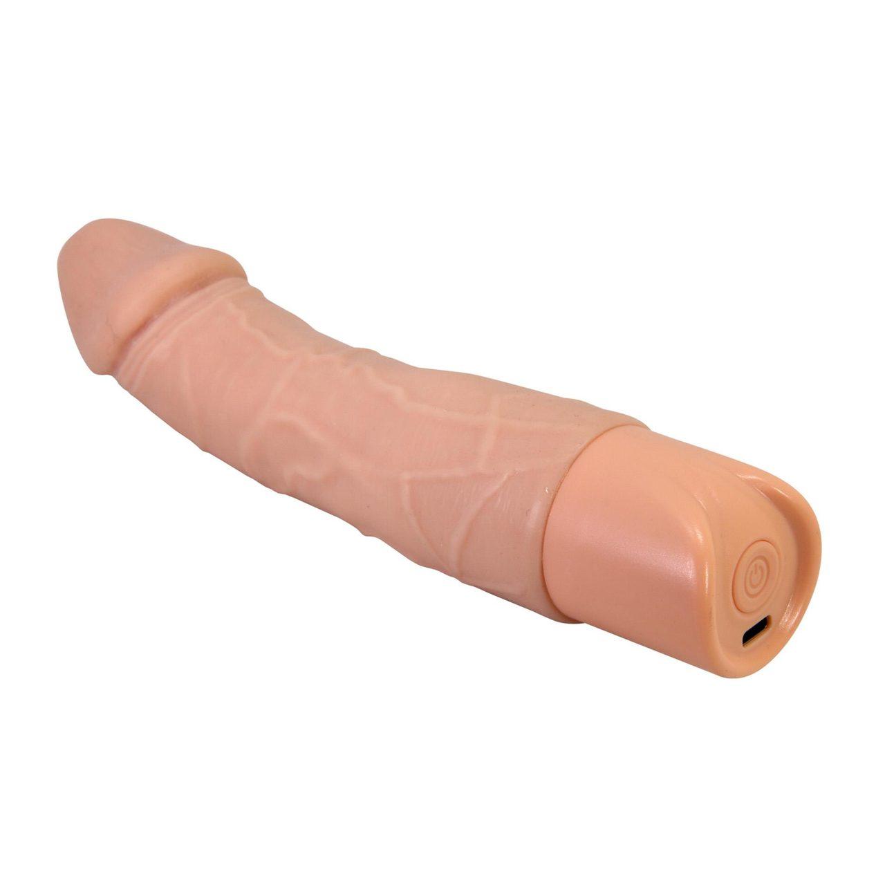 Realistyczny wibrator 19,5 cm silikonowy | 10 trybów | USB-C