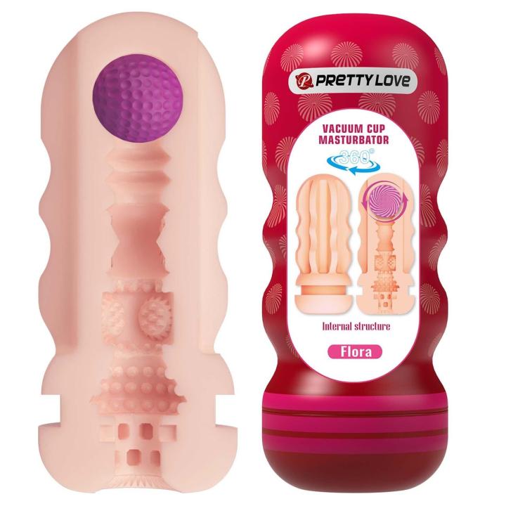 Masturbator 18 cm z kulką stymulującą | TPE + ABS | Loris.pl
