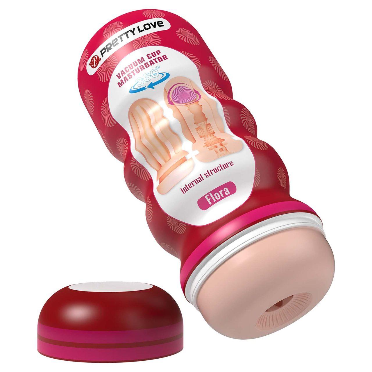 Masturbator 18 cm z kulką stymulującą | TPE + ABS | Loris.pl