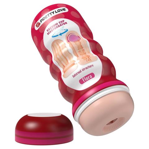 Masturbator 18 cm z kulką stymulującą | TPE + ABS