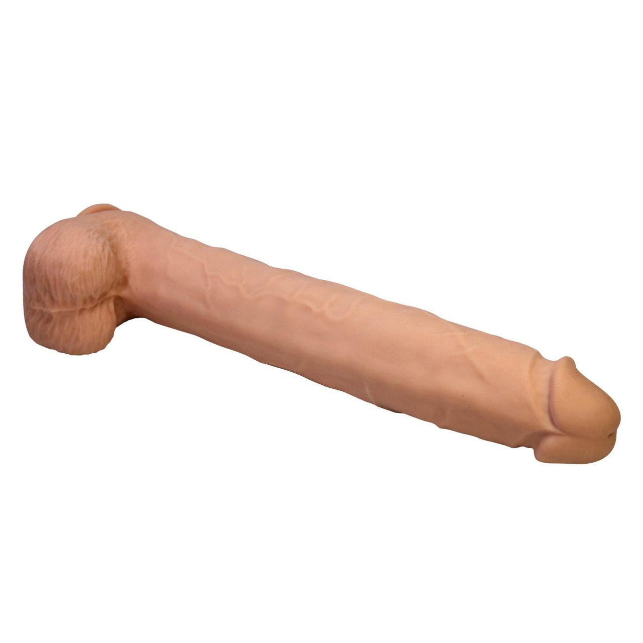 Realistyczne dildo z przyssawką 40 cm TPE wodoodporne | Loris.pl