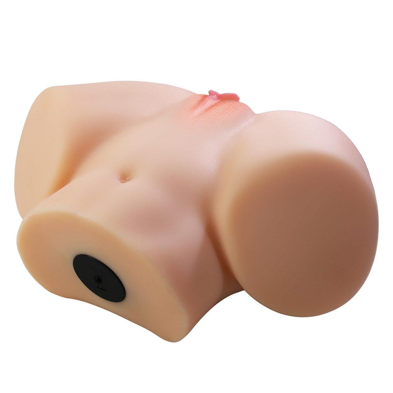 Masturbator waginalno-analny z wibracjami i dźwiękami | Wodoodporny TPR