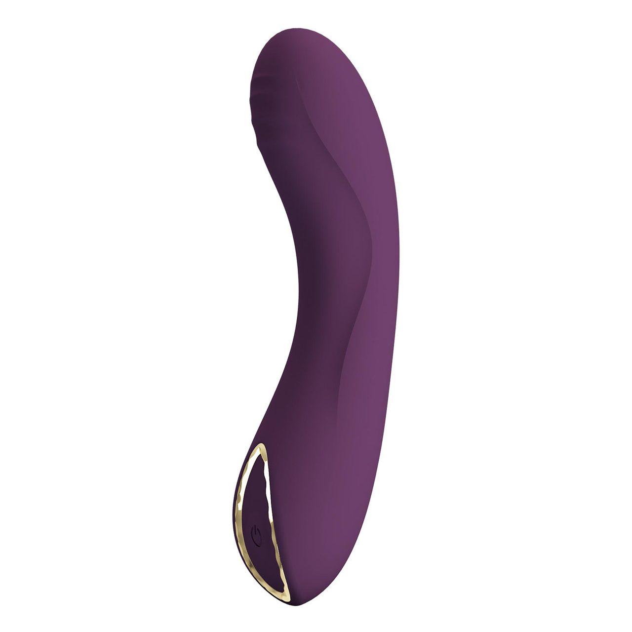 Wibrator silikonowy 12,7 cm fioletowy – 10 trybów, ładowanie magnetyczne