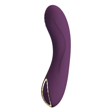 Wibrator silikonowy 12,7 cm fioletowy – 10 trybów, ładowanie magnetyczne