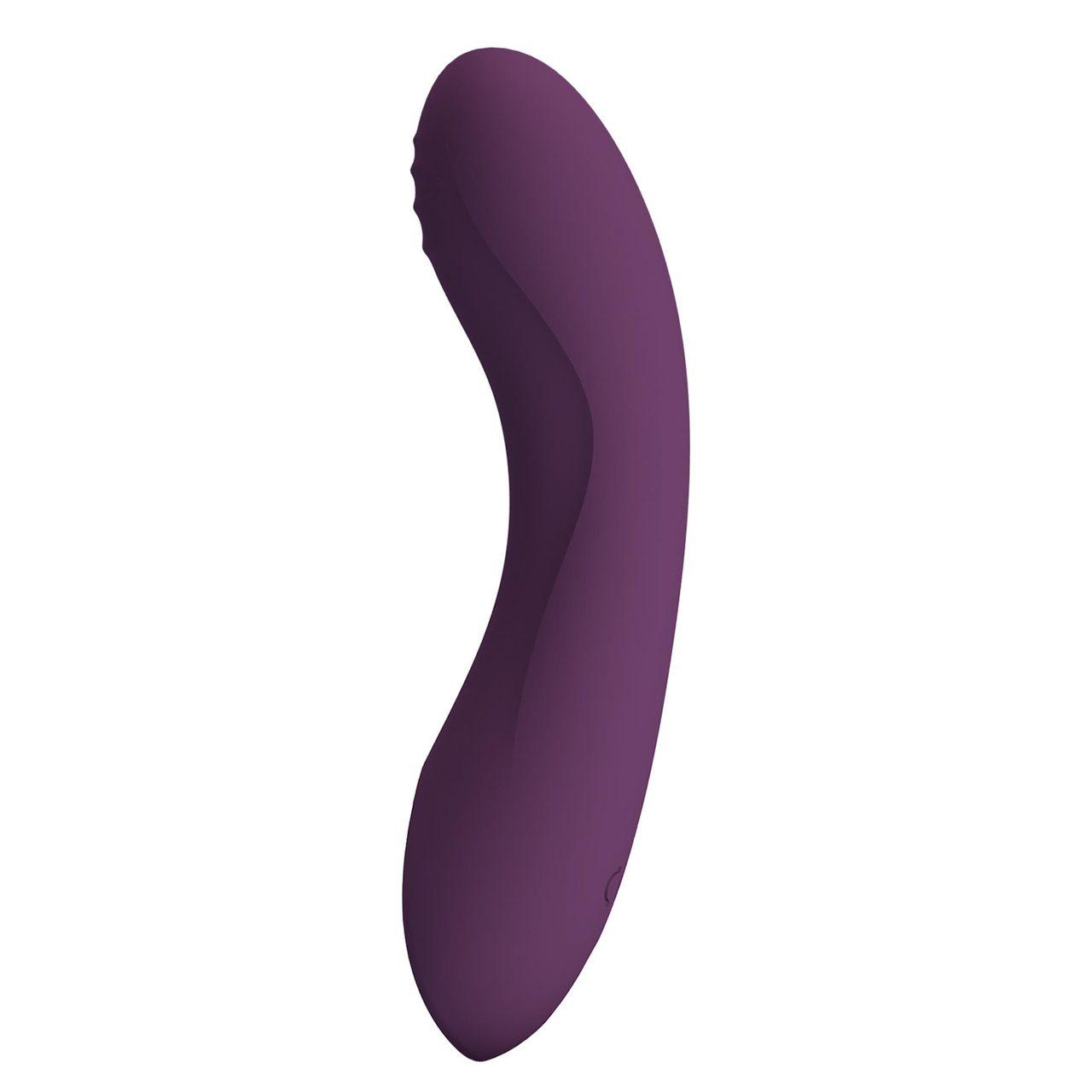 Wibrator silikonowy 12,7 cm fioletowy – 10 trybów, ładowanie magnetyczne