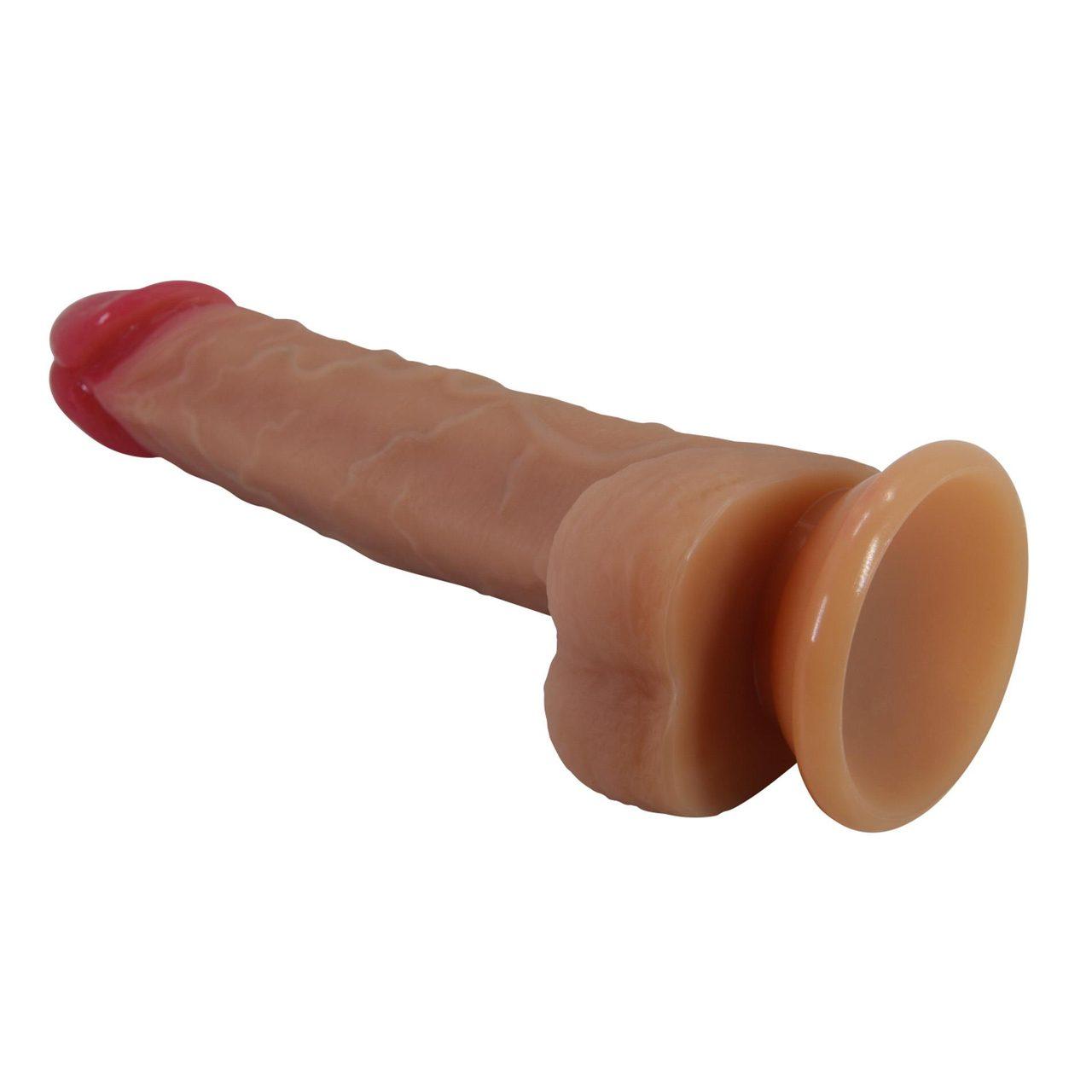 Realistyczne dildo z przyssawką 19 cm | Silikonowe, wodoodporne | Loris.pl