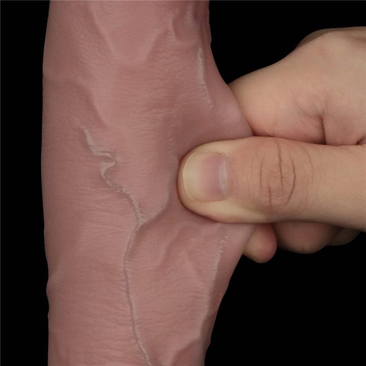 Realistyczne dildo wibrujące 25,4 cm z pilotem i USB