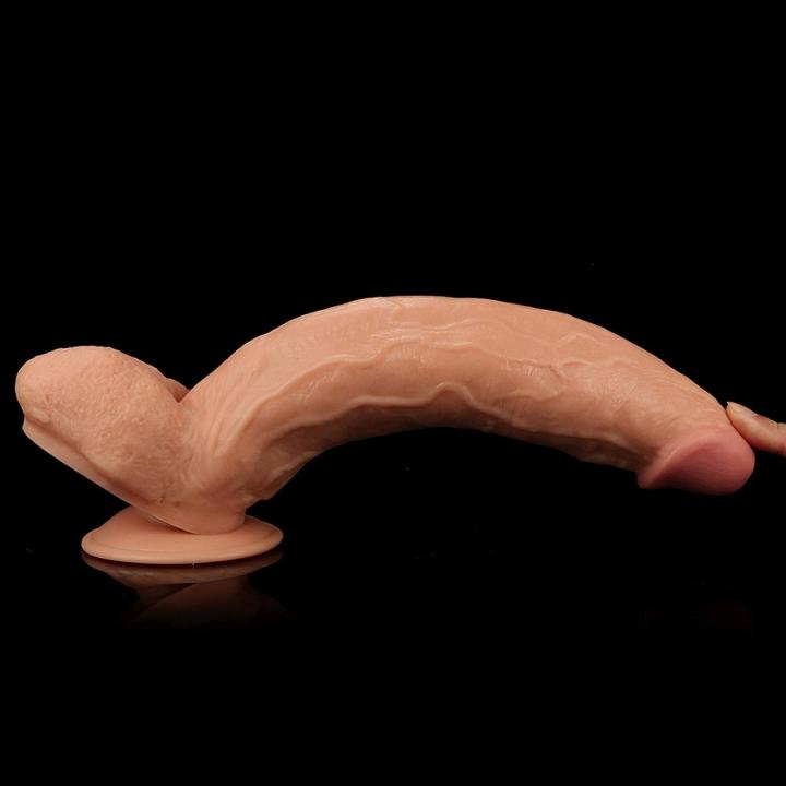 Realistyczne dildo XXL 27,5 cm z przyssawką | Giganty