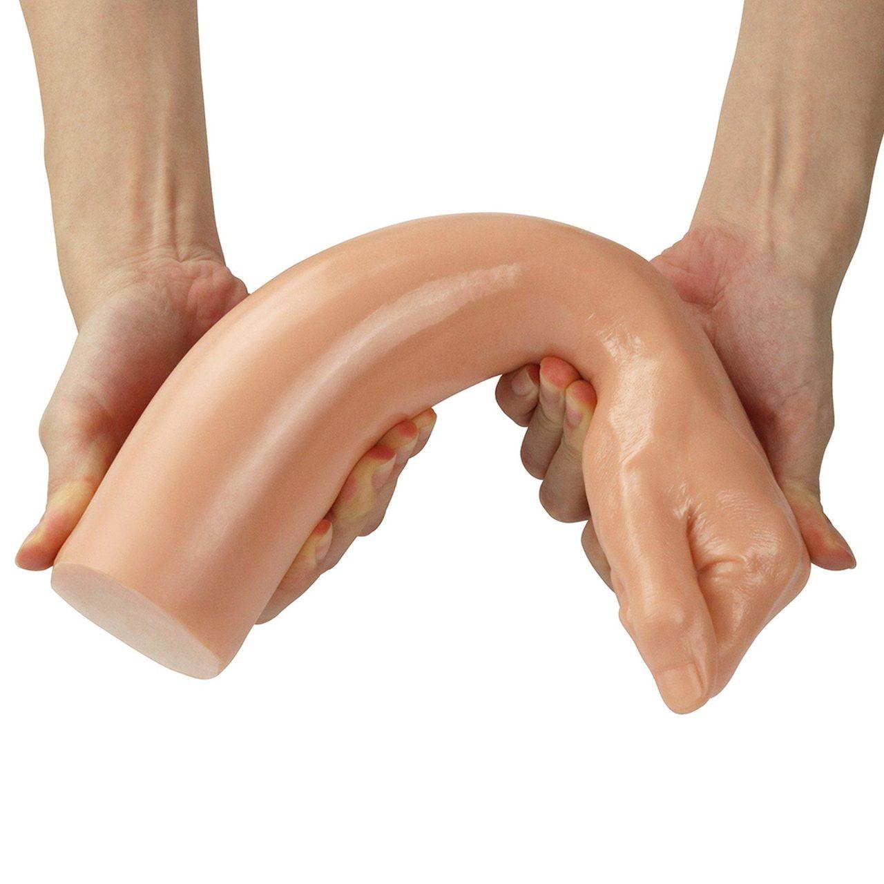 Realistyczna dłoń do fistingu 30 cm – ogromne dildo do rozciągania | Loris.pl