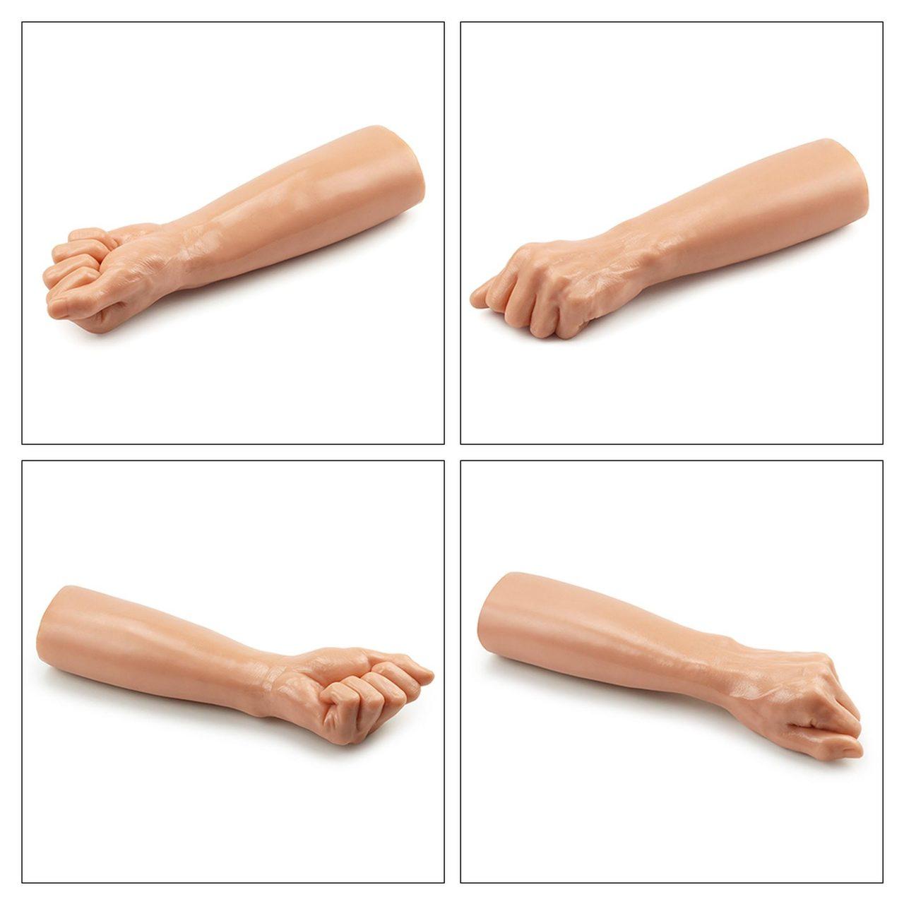 Realistyczna dłoń do fistingu 30 cm – ogromne dildo do rozciągania | Loris.pl