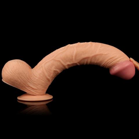 Realistyczne dildo XXL 30 cm z przyssawką
