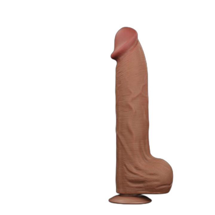 Gigantyczne dildo 35 cm z przyssawką | Realistyczne TPE