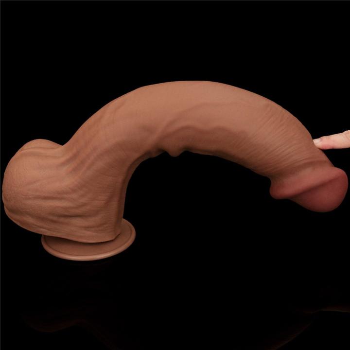 Gigantyczne dildo 35 cm z przyssawką | Realistyczne TPE