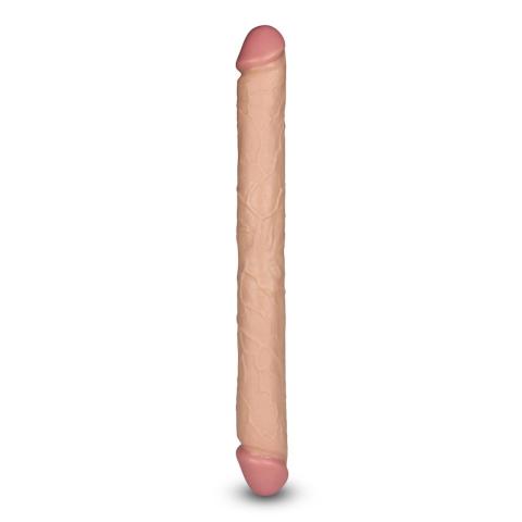 Dwustronne realistyczne dildo slim 43,2 cm – elastyczne