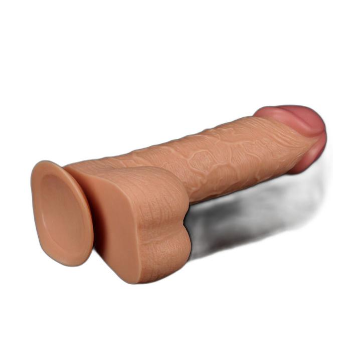 Gigantyczne realistyczne dildo 22,5 cm z przyssawką