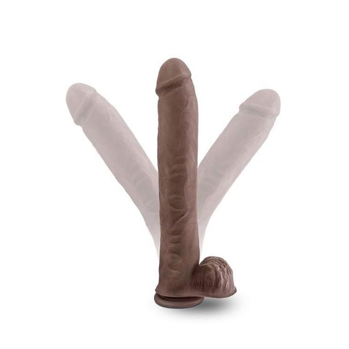 Gigantyczne dildo z przyssawką 35,6 cm – realistyczna faktura | Loris.pl