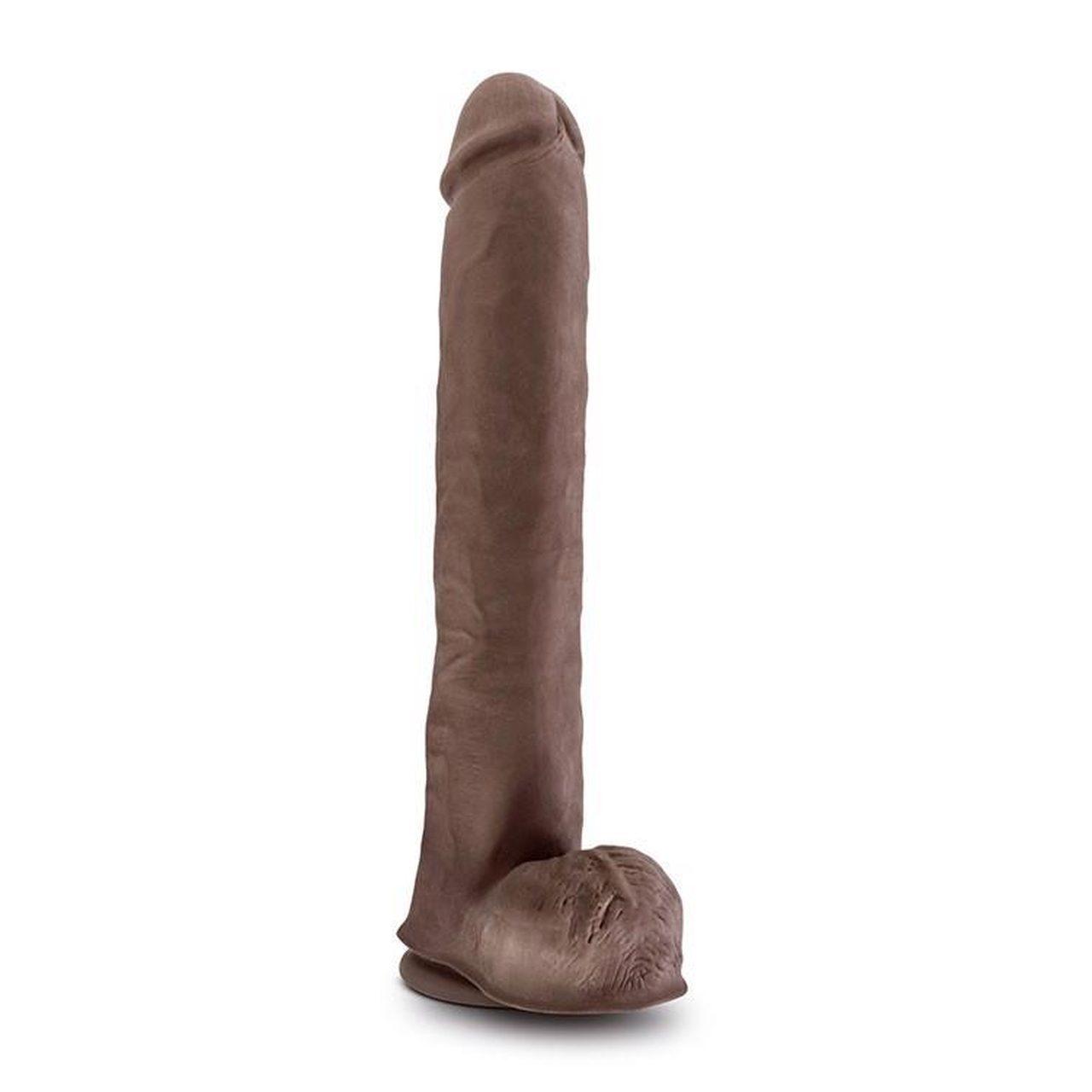 Gigantyczne dildo z przyssawką 35,6 cm – realistyczna faktura | Loris.pl