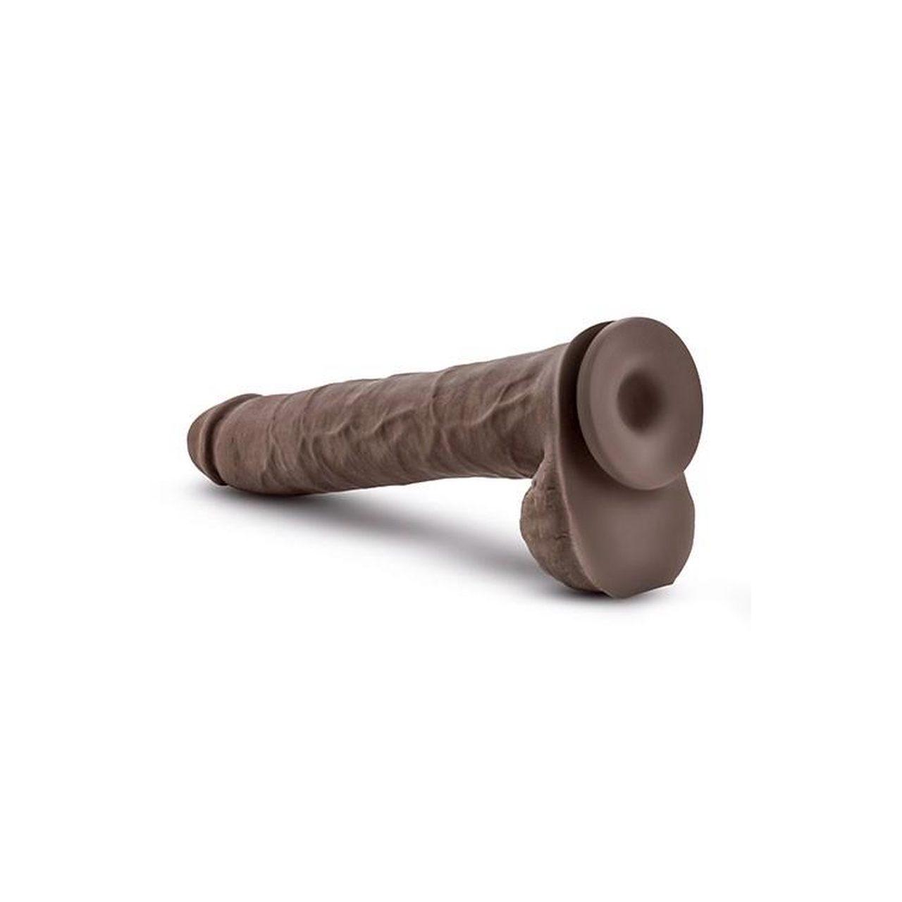 Gigantyczne dildo z przyssawką 35,6 cm – realistyczna faktura | Loris.pl