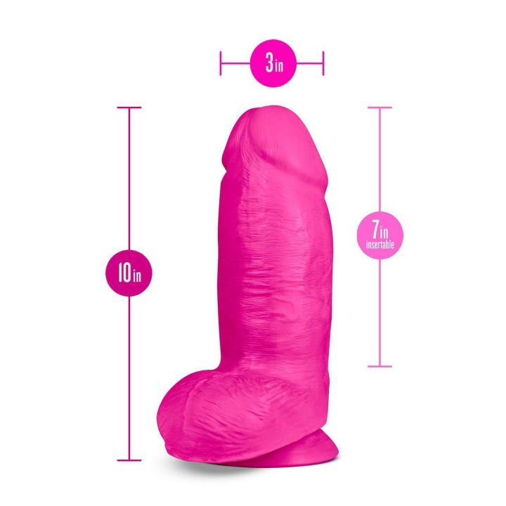 Realistyczne dildo 25,4 cm z przyssawką i elastycznym trzonem